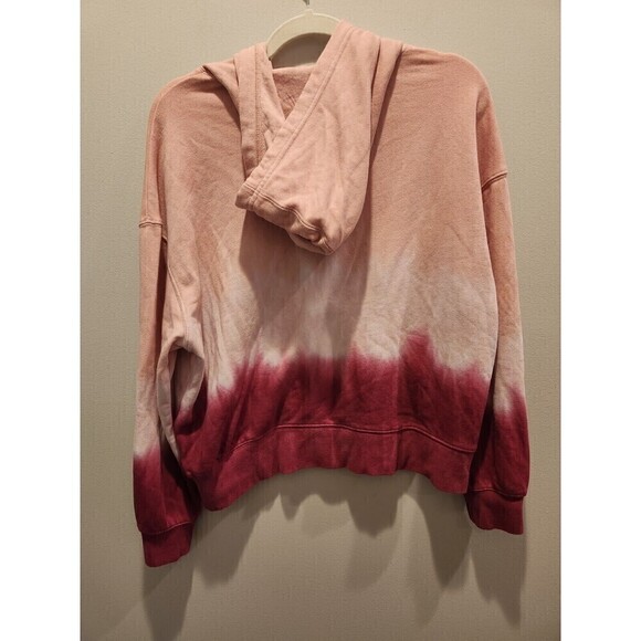 Wildfox Womens Olivia Tie-Dye Hoodie Nwt Sz M Front Hoodie Pocket Crop Relaxed - Picture 4 of 11